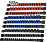 9-PIECE Heavy Duty Socket Organizer Set 1/2", 3/8", 1/4" Drive Tool Holder, Ab. Fixed Price $39.89.