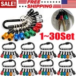 Lot Of Quick-release 1/4" Hex Shank Keychain Screwdriver Drill Bits Holder Tool. Fixed Price $121.01.