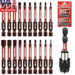 21-PIECE 2.5" Hex Head Allen Wrench Drill Set, 1/4" Screwdriver. Fixed Price $15.93.