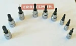 Craftsman 9 Pc Torx Bit Socket Set 1/4 & 3/8 Drive **free Shipping. Fixed Price $24.95.