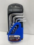 Teq Correct TQ454, 10 Pc Hex Key Set. Fixed Price $16.99.