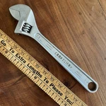 Vintage Craftsman 12" Adjustable Wrench Forged Alloy Made The Usa. Fixed Price $29.99.