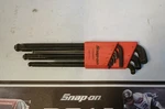 Snap On Tools L-shaped Stubby Allen Ball Hex Metric Wrench Set W/holder AWMBS9. Fixed Price $53.99.