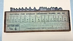 Stanley Tools Box #4 45 55 Cutters Irons Set Nice Label Blades Complete. Fixed Price $110.00.