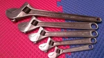Pc. "crescent Tool Co." U.s..a. Adj. End Wrenches: 15", 12", 10", 8" & 6".. Fixed Price $70.00.