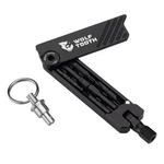 Wolf Tooth 6-BIT Hex Wrench Multi-tool With Key Ring Durable Aluminum,. Fixed Price $52.89.