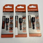 Crescent CAVBXM1024 3/8 Magnetic Impact Nut Driver Extractor Lot. Fixed Price $11.01.