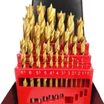 Hymnorq Brad Point Wood Drill Bits 25PC Set Metric Size 1MM-13MM By 0.5MM .... Fixed Price $65.46.