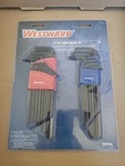 New Westward 22 Piece L Shape Hex Key Set 2CYC4. Fixed Price $32.00.