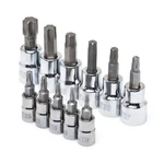 Husky 1/4 And 3/8 In. Drive Torx Bit Socket Set (11-PIECE). Fixed Price $14.95.