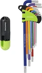 Torx Star Allen Wrench Set, 9-PIECE Long Arm Key T10-T50, Handle. Fixed Price $20.86.
