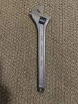 New Adjustable Wrench Crescent Brand Usa 15" Inch 11/16" Capacity AC115. Fixed Price $60.99.