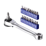 Workpro 21 Pcs 1/4" Mini Ratchet Wrench 72-TOOTH Right Angle Screwdriver Gifts. Fixed Price $20.98.