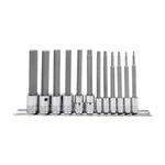 Genius Tools Piece 1/4" & 3/8" Dr. Metric Hex Bit Socket Set BS-2312HL. Fixed Price $79.83.