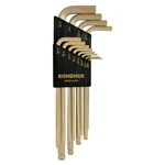 Bondhus 37936 Set Of 12 Balldriver L-wrenches W/goldguard,long,sizes .050-5/16". Fixed Price $44.18.