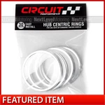 Circuit Performance 74.1 / 72.56 Aluminum Hub Centric Rings (set Of 4). Fixed Price $15.99.
