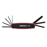 Arrow Folding Hex Key Set With Sae MEASUREMENTS-(8-PIECES). Fixed Price $18.99.