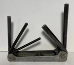 Vtg Holub Inc Sycamore Ill Usa No. 18-277 Fold Up Sae Allen Hex Key Wrench Set. Fixed Price $16.99.