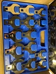 Orion Motor Tech 14PC Jumbo Crowfoot Wrench Set, Metric Crows. Fixed Price $80.00.