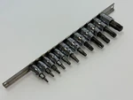 Snap On Usa T8-T55 12PC 1/4" 3/8" Torx Bit Socket Driver Set, No T47. Fixed Price $174.99.