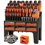 Sedy 124PCS Magnetic Screwdriver Set Cr-v Ratchet Bits Socket Tool Kit. Fixed Price $78.99.