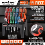 44-PIECE Magnetic Screwdriver Set Hex Key Bits Go-thru Steel Blades High Torque. Fixed Price $29.91.