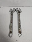 Vintage Stanley 12" Adjustable Wrench Set Lot 87-472. Fixed Price $13.99.