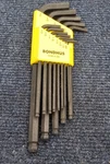 13 Pieces Bondhus 10937 Ball End Standard Inch Hex Wrench Assy .050 - 3/8IN. Fixed Price $19.99.