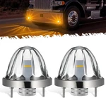 Partsam 2PCS Glass Watermelon Lights Patented Clear Lens Amber Led Side Marker. Fixed Price $150.84.