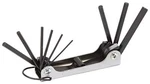 Folding Hex Key Set Metric 9 Piece Allen Wrench High Torque Steel Wi. Fixed Price $20.63.