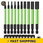 Tonsiki 10PCS Allen Wrench Drill Bit Set 1/4" Hex Shank. Fixed Price $22.99.