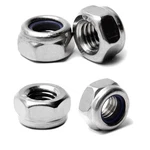 50PCS M8 Metric Nylon Inserted Hex Self-lock .... Fixed Price $12.42.