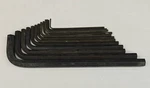 Allen 13-PIECE Long Arm Wrench Hex Key Set .050" To 3/8" 56013 Usa Life Wty. Fixed Price $17.95.