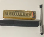 Pittsburg Pro 3/8 Inch Drive Click Type Torque Wrench & 14 Piece Socket Set New. Fixed Price $59.99.