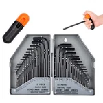 30PCS Hex Set Allen Wrench Sae Metric With Torque Handle. Fixed Price $15.99.