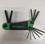 Snap-on AWTEF11K Pieces Torx Folding Hex Key Set T8-T50 5.9" Length. Fixed Price $119.99.