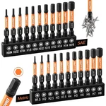 Grenpro Allen Wrench Drill Bit 22PC Hex Set, Impact Driver Scre. Fixed Price $18.95.