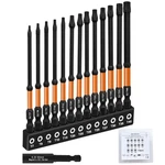 Bretreead Long Impact Torx Bit Set 13PCS (TT7-TT40), S2 Steel 4''-. Fixed Price $24.64.