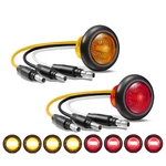 Partsam 3/4 Dual Function Led Lights - Strobe Inch, Amber+red. Fixed Price $25.37.
