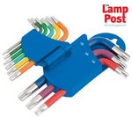 Draper 66135 9 Piece Stubby Multi Colour Torx Tx Star L-key Set T10-T50. Fixed Price $14.98.