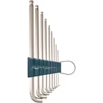 Short Arm Taper Head Hex Key L-handle Extra Long Set 9PC 1/16-3/8" Slvr. Fixed Price $55.60.