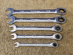 5 Titan Reversible Ratcheting Combination Wrench Set Sae 11/16 1/2 1/4. Fixed Price $18.53.