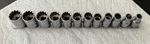 Mac Tools 12 Piece 3/8" Drive Hex Metric Spline Sockets With/socket Holder. Fixed Price $116.99.