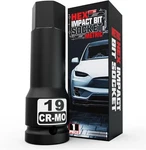 1/2-INCH Drive Mm Hex Impact Bit Socket, H19 Allen Metric,. Fixed Price $12.41.