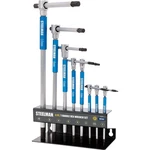 8-PIECE Sliding T-handle Metric Hex Key Set With Free-spinning Grip Sleeves. Fixed Price $98.69.