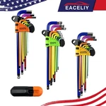 Eaceliy 28PCS Hex Key Set Torx Sae Metric Cr-v Steel Allen Wrench Multicolor. Fixed Price $31.99.