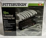 10 Piece Sae Handled Allen Wrench Bit Hex Key Set Nib. Fixed Price $14.00.