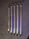 Matco Tools 5PC Metric Long Double Box Wench Set, Part# SRBLM5T. Fixed Price $189.99.