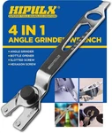 4-IN-1 Angle Grinder Wrench Multi-function Pin Spanner Adjustable 9/16"-2 1/16". Fixed Price $9.43.