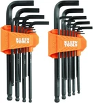 Klein Tools BLS22 22-PIECE Long Ball-end Hex Key Wrench Set, Sae And Metric. Fixed Price $32.93.